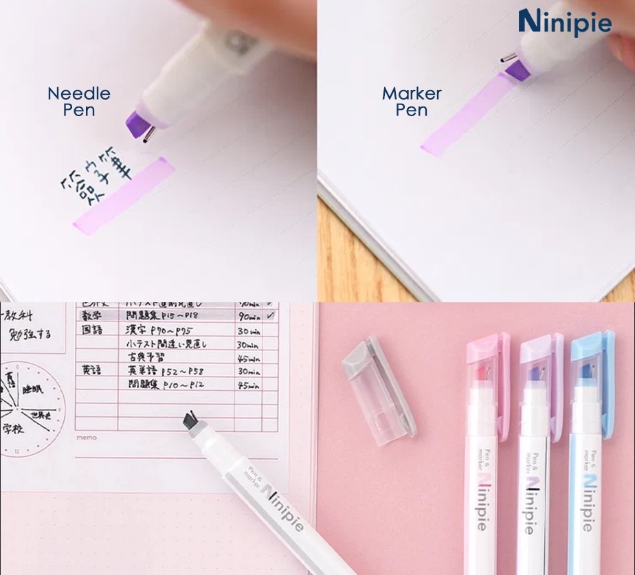 SUN-STAR ปากกา S4539583 Ninipie Pen And Marker Light Yellow