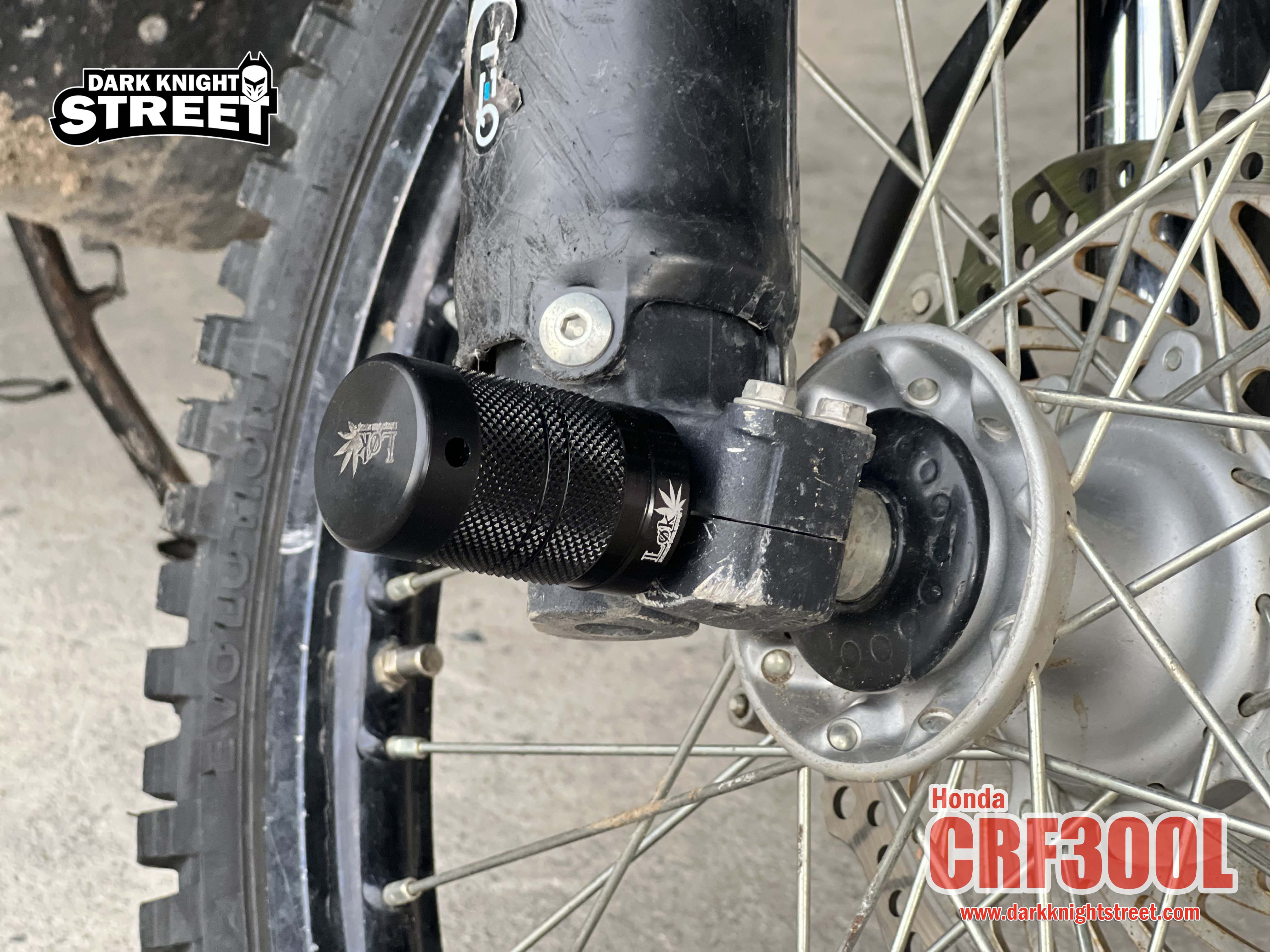 Axle sliders front and rear for Honda CRF300L / 250L