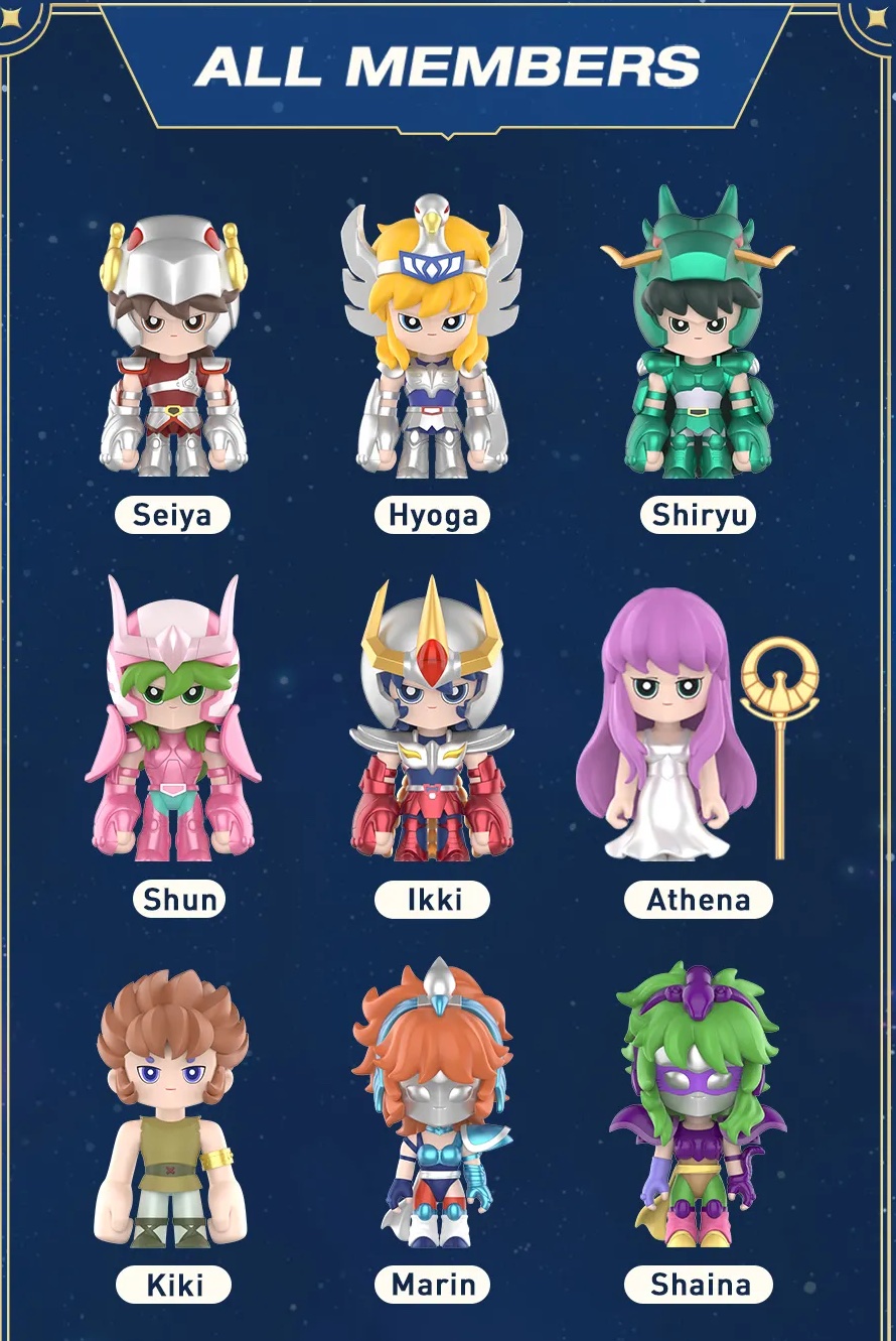 Saint Seiya Series - 100% - ของแท้ - Pop Mart [โมเดล Saint Seiya] (สินค้าพร้อมส่ง)