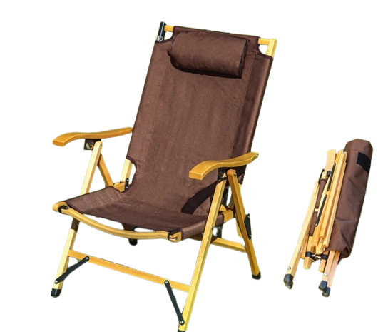 Wood Reclining Low Chair