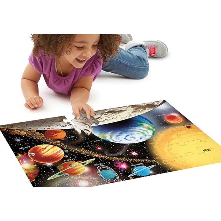 จิ๊กซอว์จัมโบ้ รุ่นระบบสุริยะ ,Melissa & Doug, ของเล่นเด็ก ,พัซเซิลไม้,ของเล่นเสริมพัฒนาการ,ของเล่นเด็ก,สื่อการสอน,อนุบาล,พร้อมส่ง