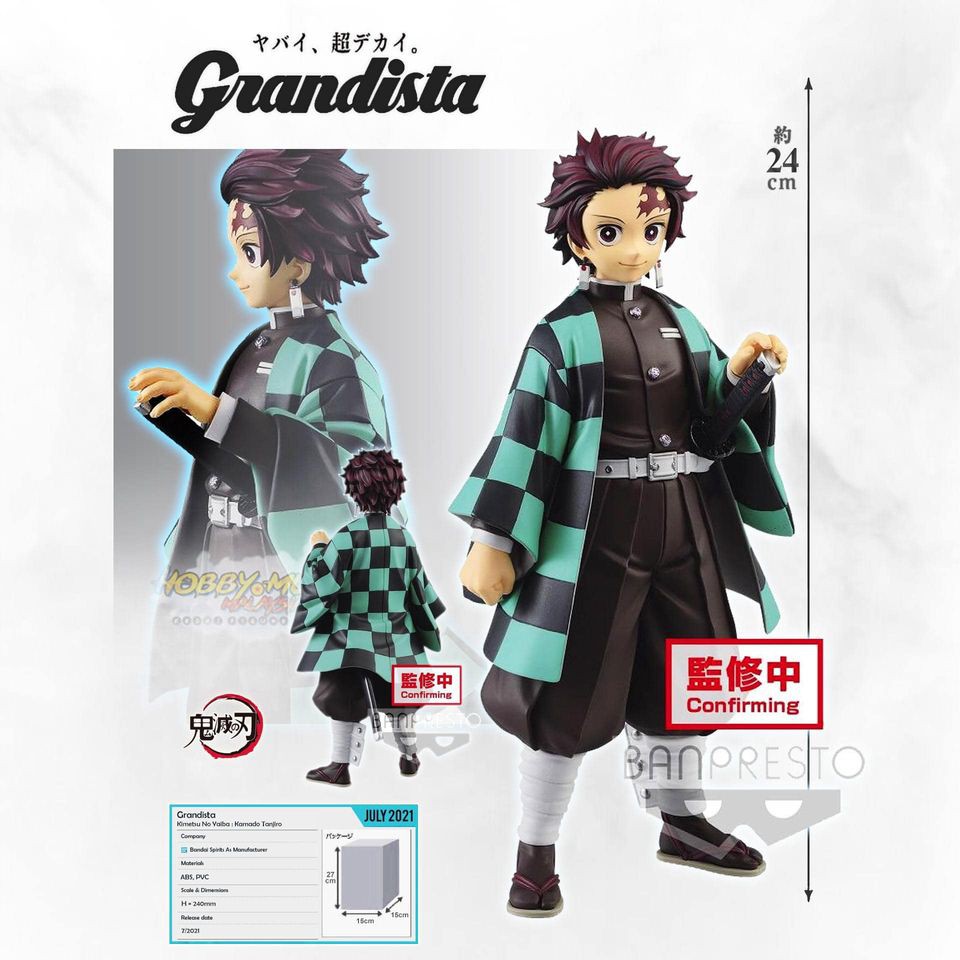 Tanjiro ของแท้ JP - Grandista Banpresto [โมเดล Demon Slayer]