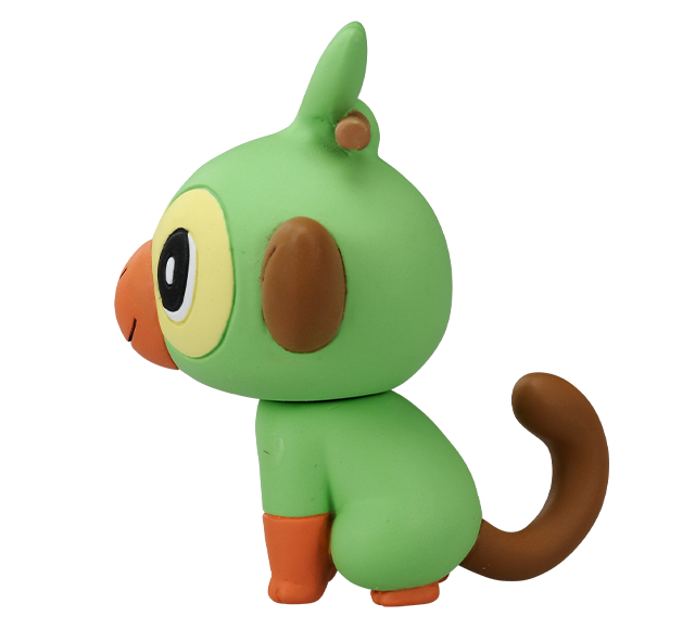 Grookey ของแท้ JP - Monster Collection Takara Tomy [โมเดลโปเกมอน]