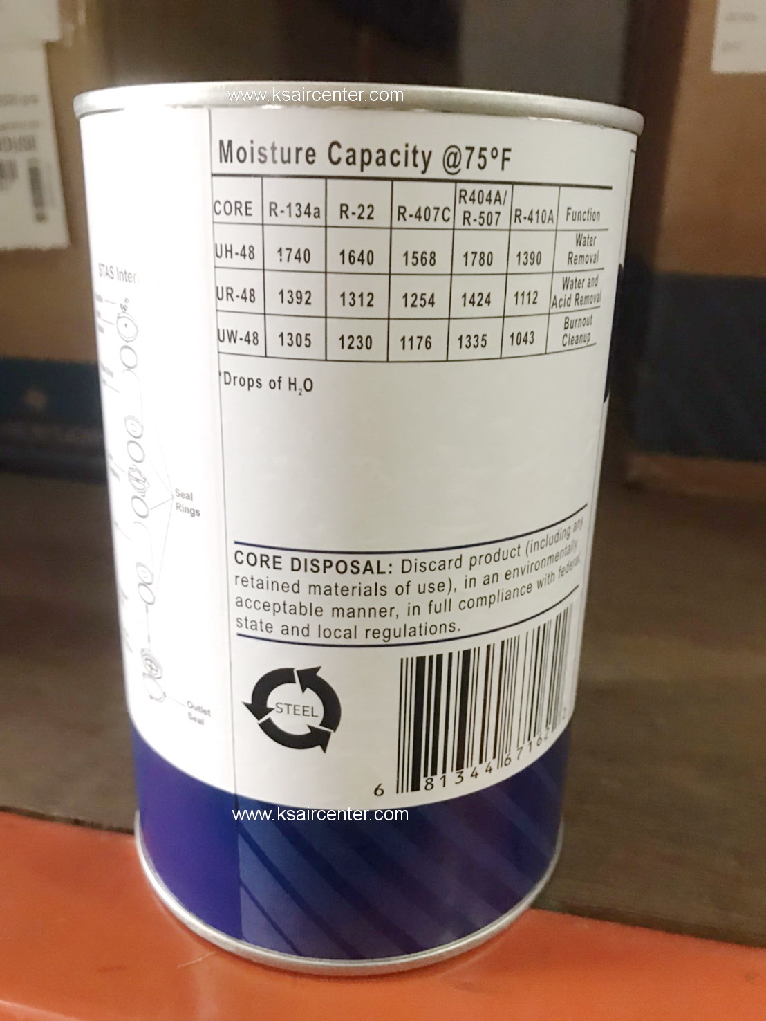 ไส้กรองไดเออร์แอร์ EMERSON รุ่น UR-48