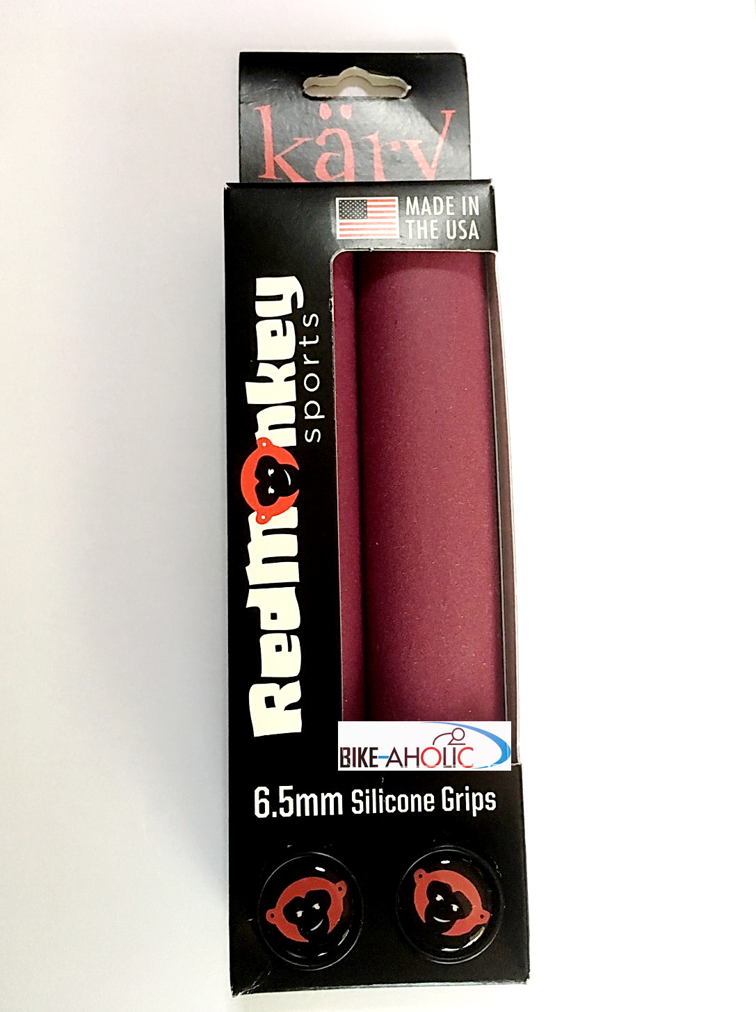 ปลอกแฮนด์ซิลิโดน 100% Red Monkey Karv(XT) Grips สีม่วง