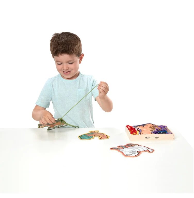 ร้อยเชือกชุดฟาร์มสัตว์ 5 ชิ้น ,ร้อยเชือก,สัวต์ฟาร์ม,ของเล่นเสริมทักษะการเรียนรู้, ของเล่นเสริมพัฒนาการเด็กอนุบาล, สื่อการสอนปฐมวัย, พร้อมส่ง