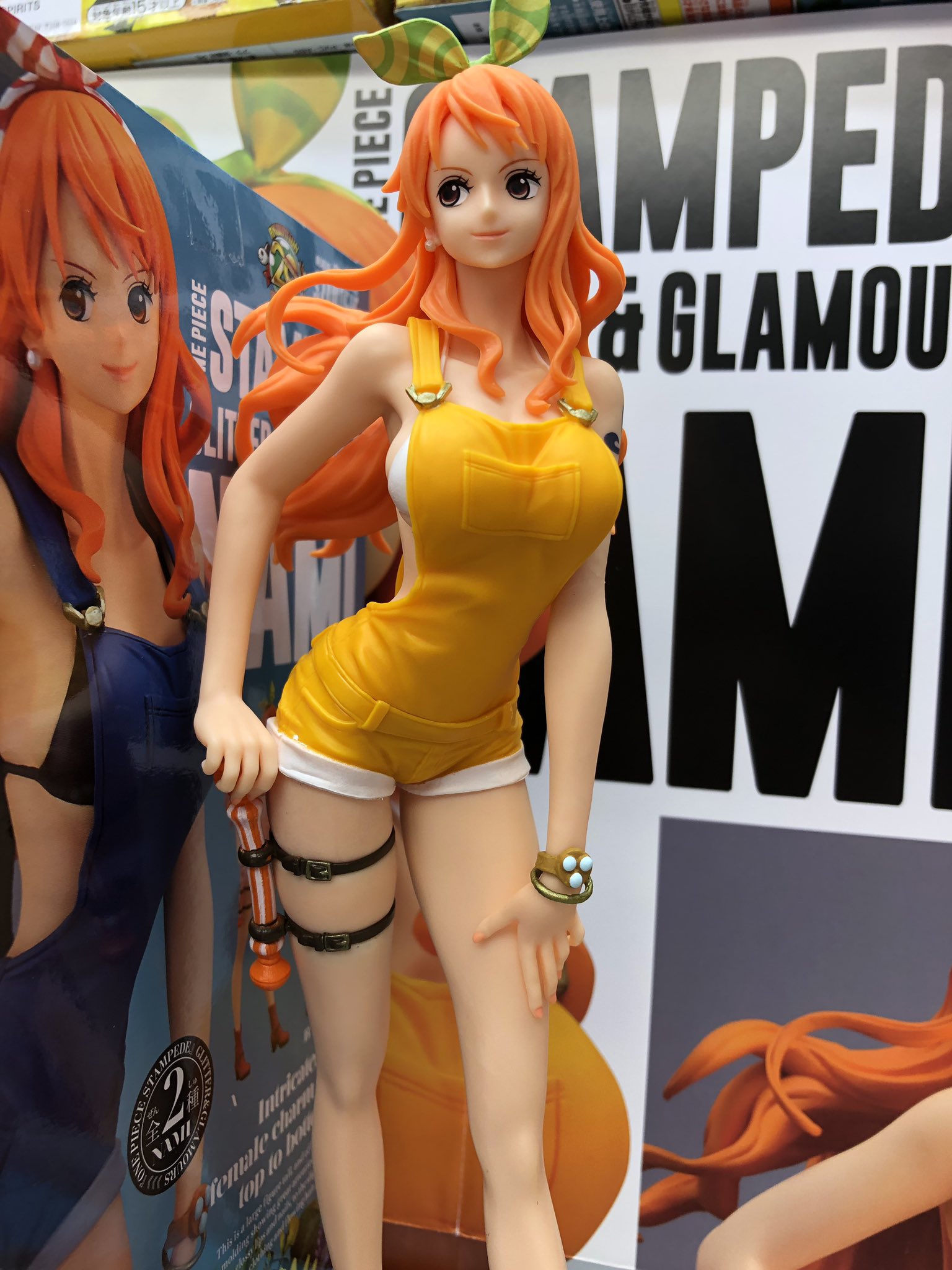 Nami Stampede ของแท้ JP แมวทอง - Glitter & Glamours Banpresto [โมเดลวันพีช]