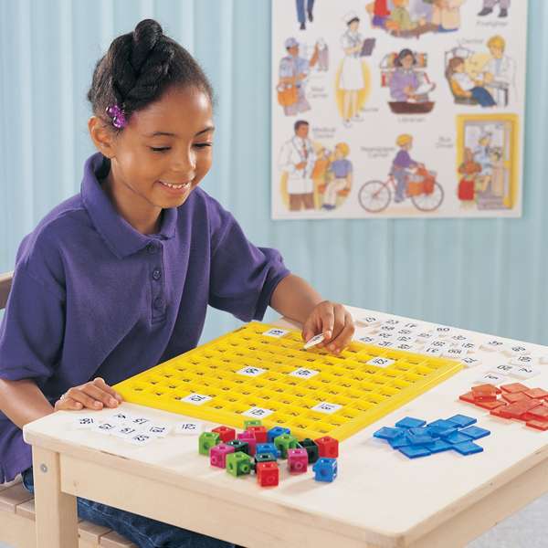 Hundreds Number Board ชุด บอร์ดหนึ่งร้อยหมายเลข, ของเล่นเสริมพัฒนาการ, ของเล่นเด็กอนุบาล, สื่อการสอนเด็กอนุบาล