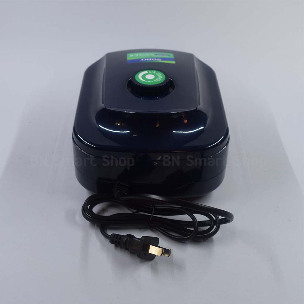 ปั้มลม ปั้มออกซิเจน 4 ทาง SOBO SB-988 ปรับระดับแรงลมด้วยการหมุนปุ่มควบคุม เสียงรบกวนต่ำ