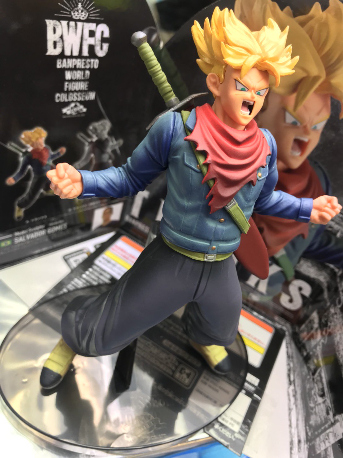 Trunks Super Saiyan ของแท้ JP แมวทอง - Banpresto World Figure Colosseum [โมเดลดราก้อนบอล]