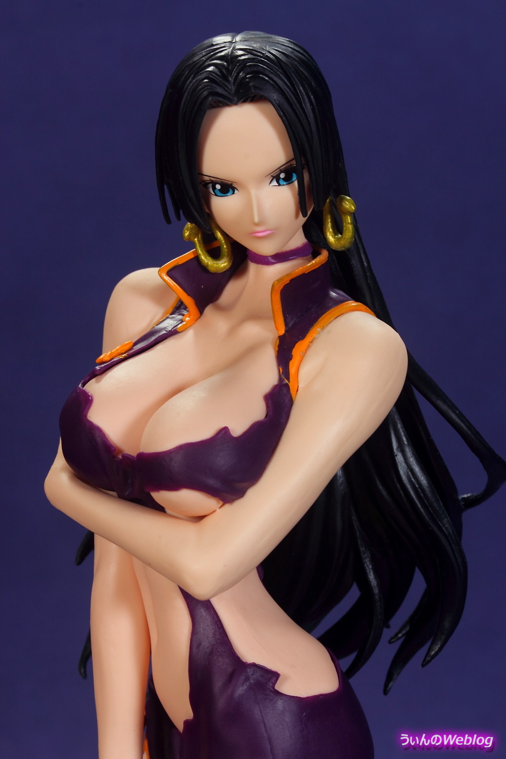 Boa Hancock Crash Style ของแท้ JP แมวทอง - Glitter & Glamours Banpresto [โมเดลวันพีช]