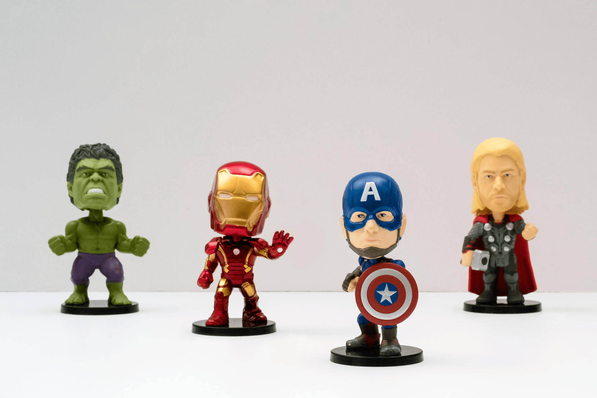 Avengers Age of Ultron ของแท้ JP - Mini Wacky Wobblers Funko [โมเดล Marvel] (4 ตัว)