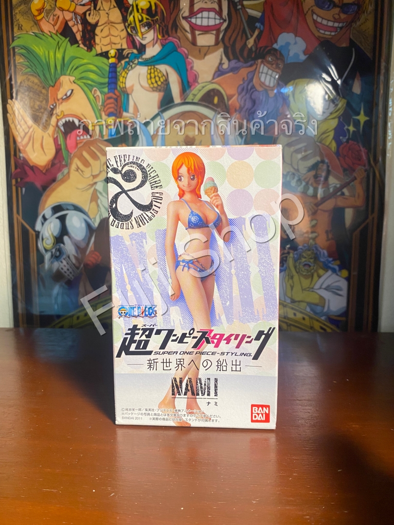 Nami ของแท้ JP แมวทอง - Super Styling Bandai [โมเดลวันพีช]