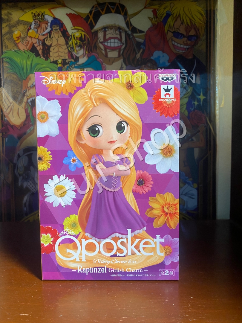 Rapunzel Girlish Charm - Normal Color ของแท้ JP - Q Posket Banpresto [โมเดล Disney]