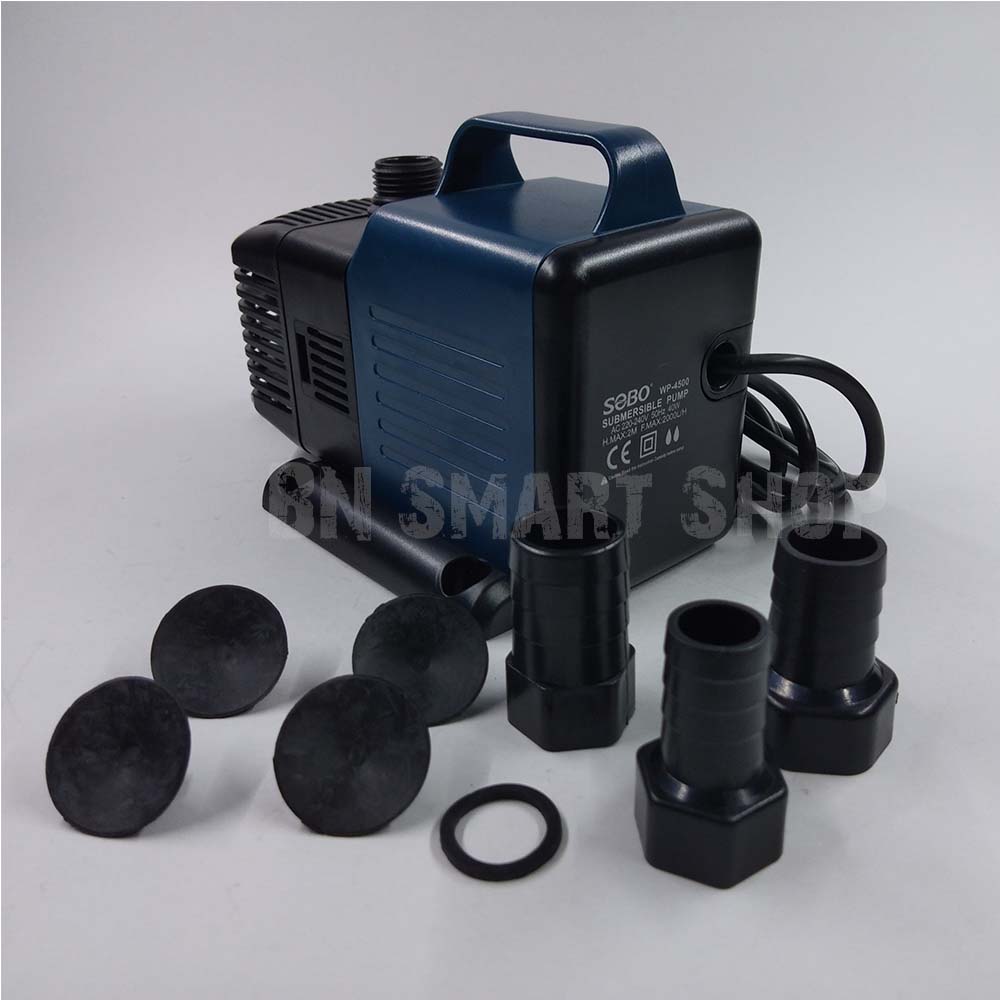 ปั้มน้ำ SOBO WP-4500 กำลังไฟ 40 วัตต์ ปั้มน้ำได้สูง 2 เมตร ปั้มน้ำได้ 2000 ลิตร/ชั่วโมง