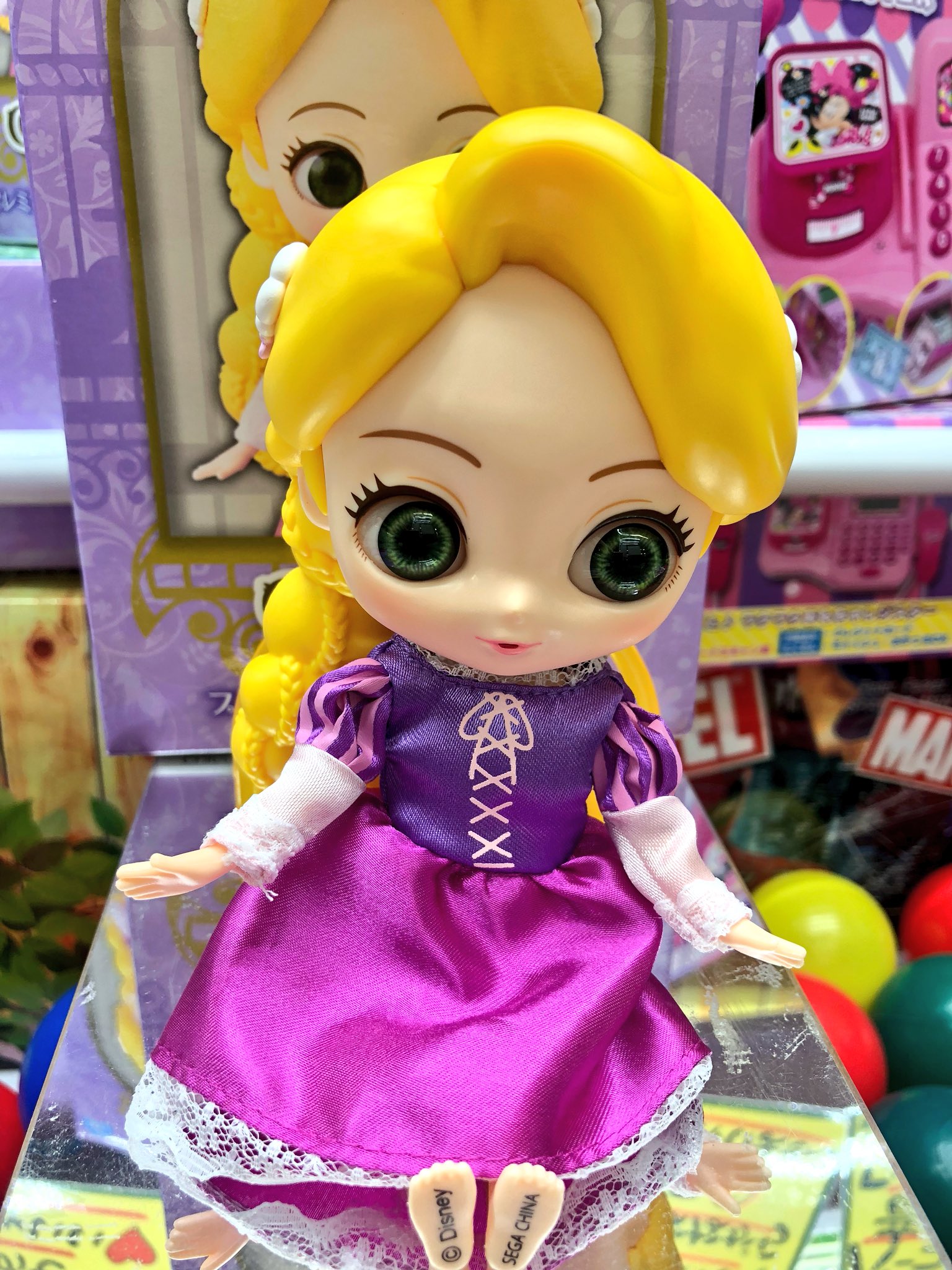 Rapunzel ของแท้ JP - CuiCui Sega [โมเดล Disney]