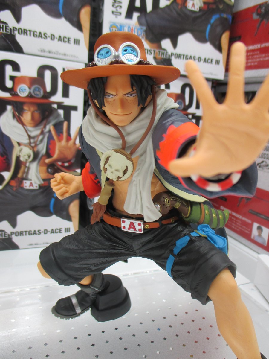 Ace ของแท้ JP แมวทอง - King of Artist Banpresto [โมเดลวันพีช]
