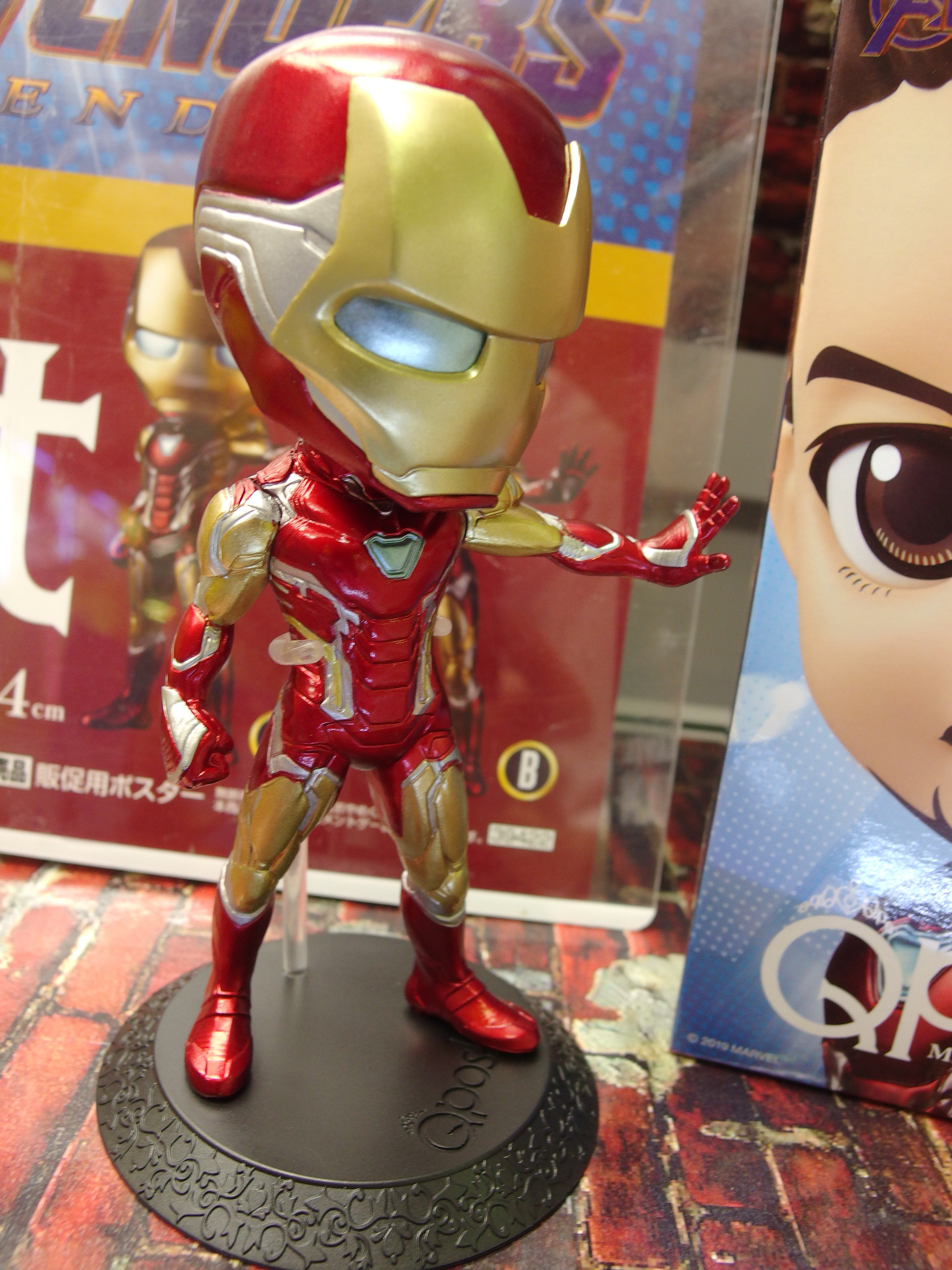 Iron Man - ver.A ของแท้ JP - Q Posket Banpresto [โมเดล Marvel]