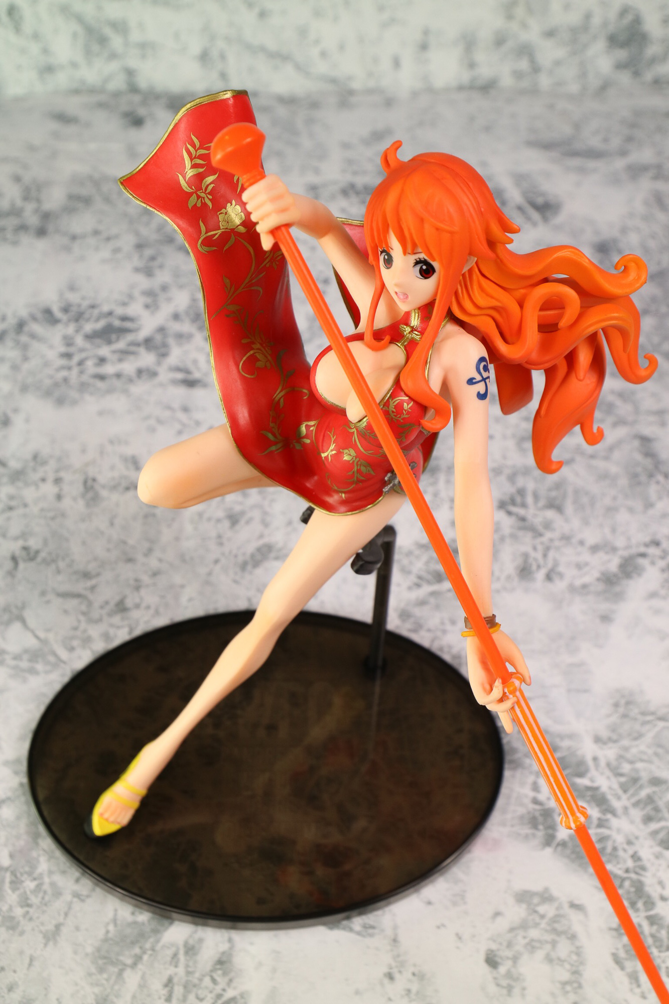 Nami ของแท้ JP แมวทอง - Banpresto World Figure Colosseum [โมเดลวันพีช]