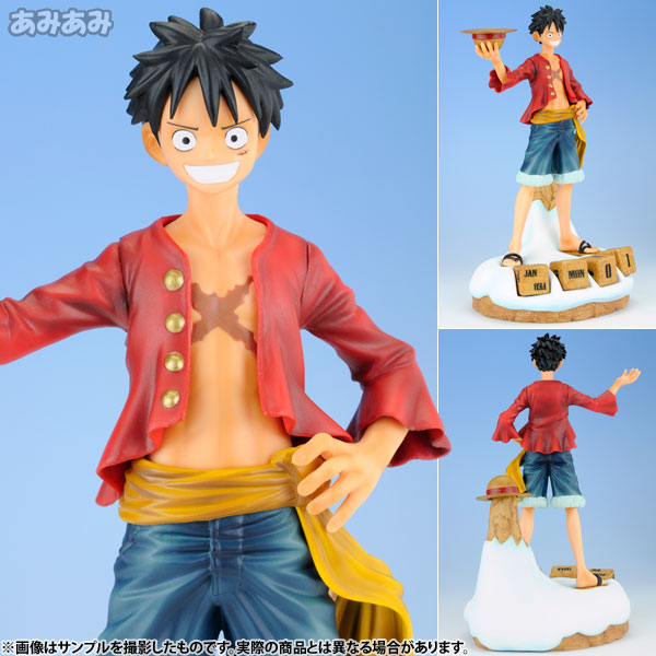 Luffy ของแท้ JP แมวทอง - Eternal Calendar [โมเดลวันพีช]