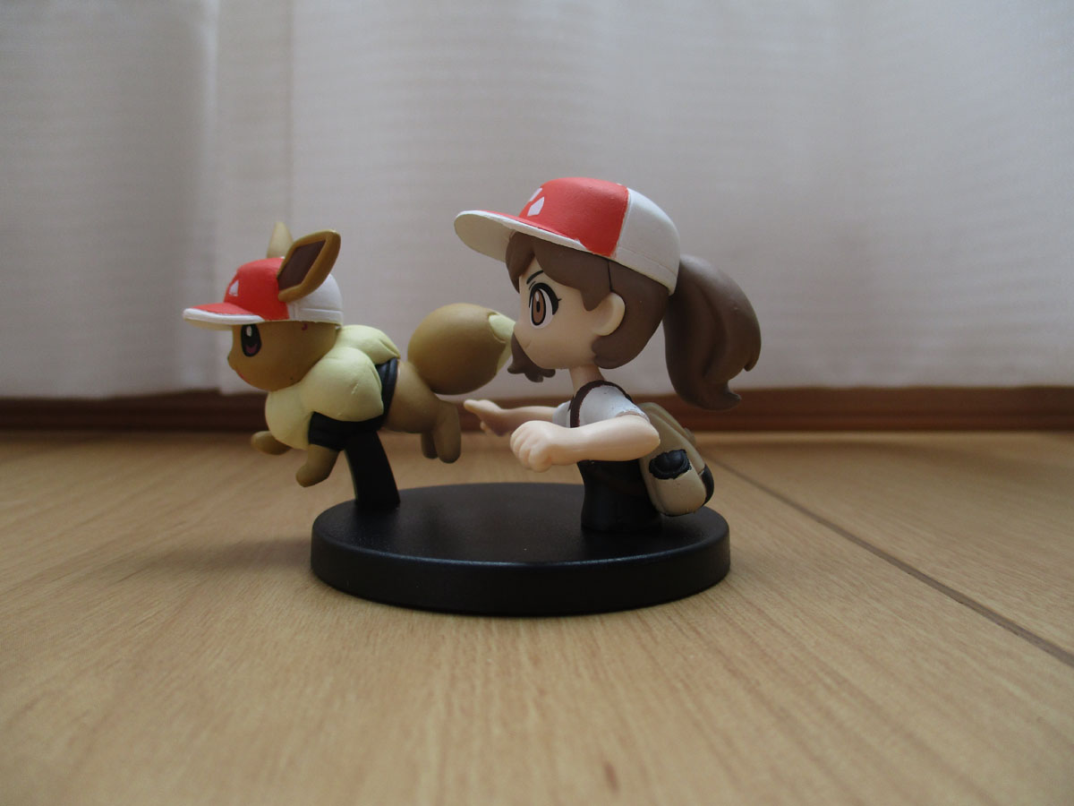 Eevee & Trainer ของแท้ JP - Pokemon Center [โมเดลโปเกมอน] (2 ตัว)