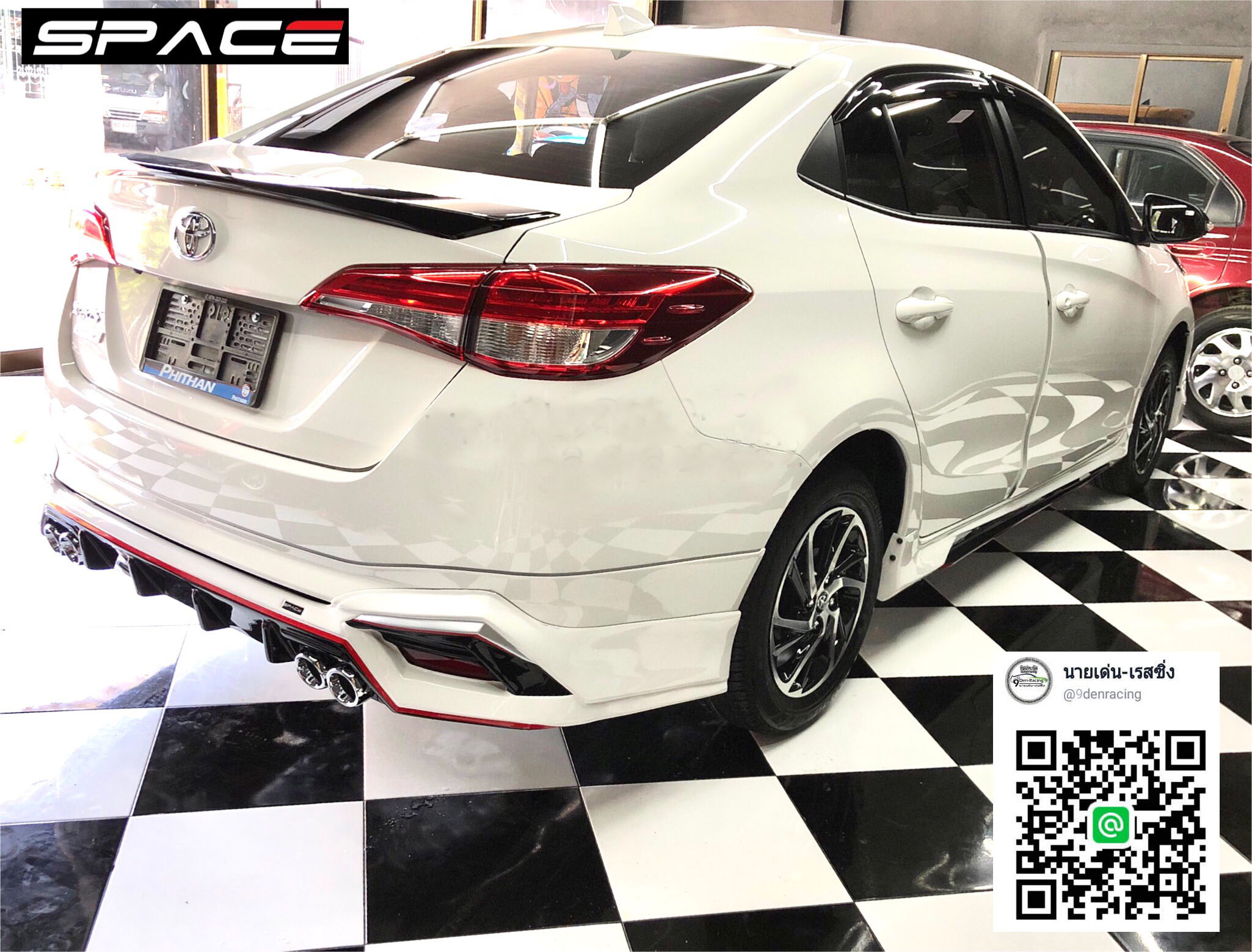 Space VS Toyota Yaris Ativ 4D 2020-On [ไม่แปลกถ้าใครๆจะมองตาม]