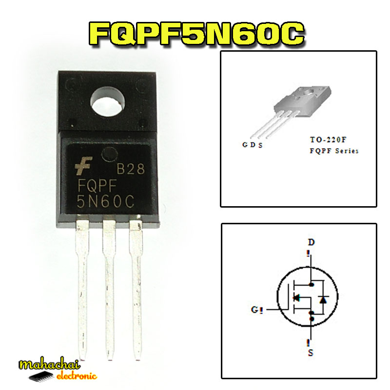 FQPF5N60C 5N60 (1ตัว)