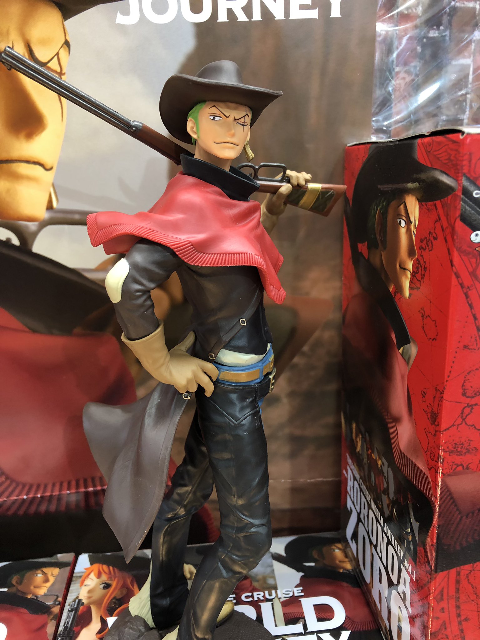 Zoro ของแท้ JP แมวทอง - Treasure Cruise World Journey Banpresto [โมเดลวันพีช]