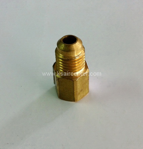 ฮาฟ ยูเนี่ยนทองเหลือง ตัวเมีย เกลียวลด