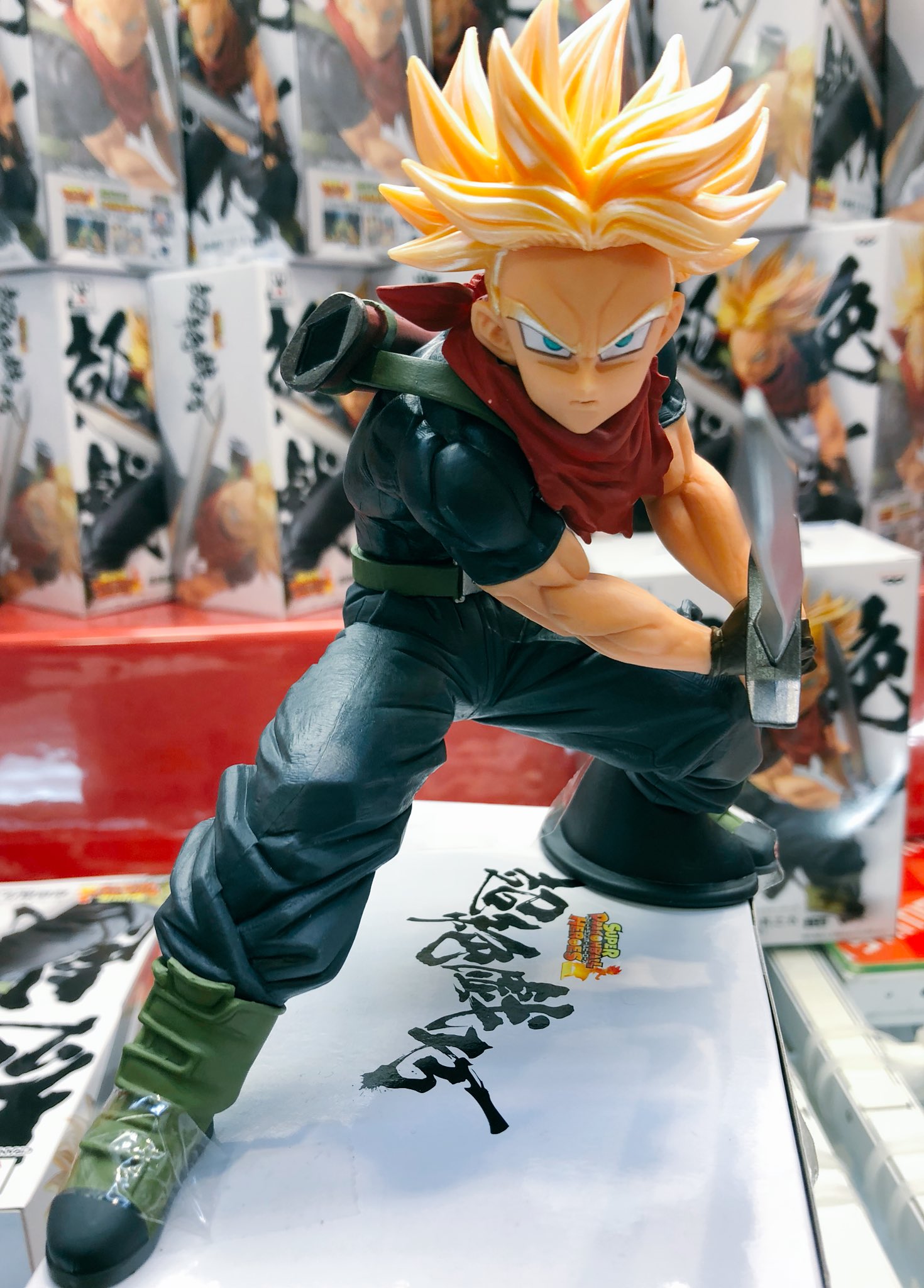 Trunks Super Saiyan ของแท้ JP แมวทอง - Super Dragonball Heroes Banpresto [โมเดลดราก้อนบอล]