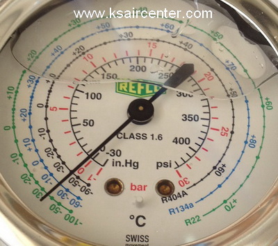(ยกเลิก-แทนด้วย 001174) หัวเกจชาร์จน้ำยา REFCO แบบบรรจุน้ำมัน