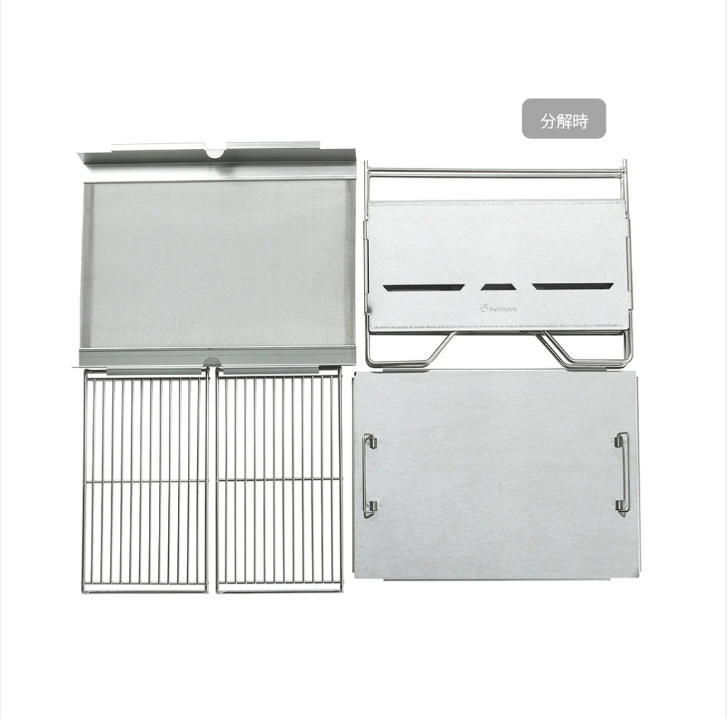 Stainless Steel Folding Grill เตาฟืน