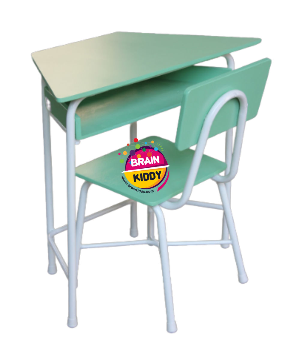 ชุดโต๊ะเรียนเดี่ยวคางหมูประถม-อนุบาล แบบมีช่องลิ้นชัก โต๊ะเก้าอี้ประถม-อนุบาล สั่งทำขนาดตามที่ต้องการได้ โต๊ะเขียนหนังสือเด็ก, โต๊ะกิจกรรม โต๊ะนักเรียน โต๊ะนักเรียนประถม พร้อมส่งในไทย