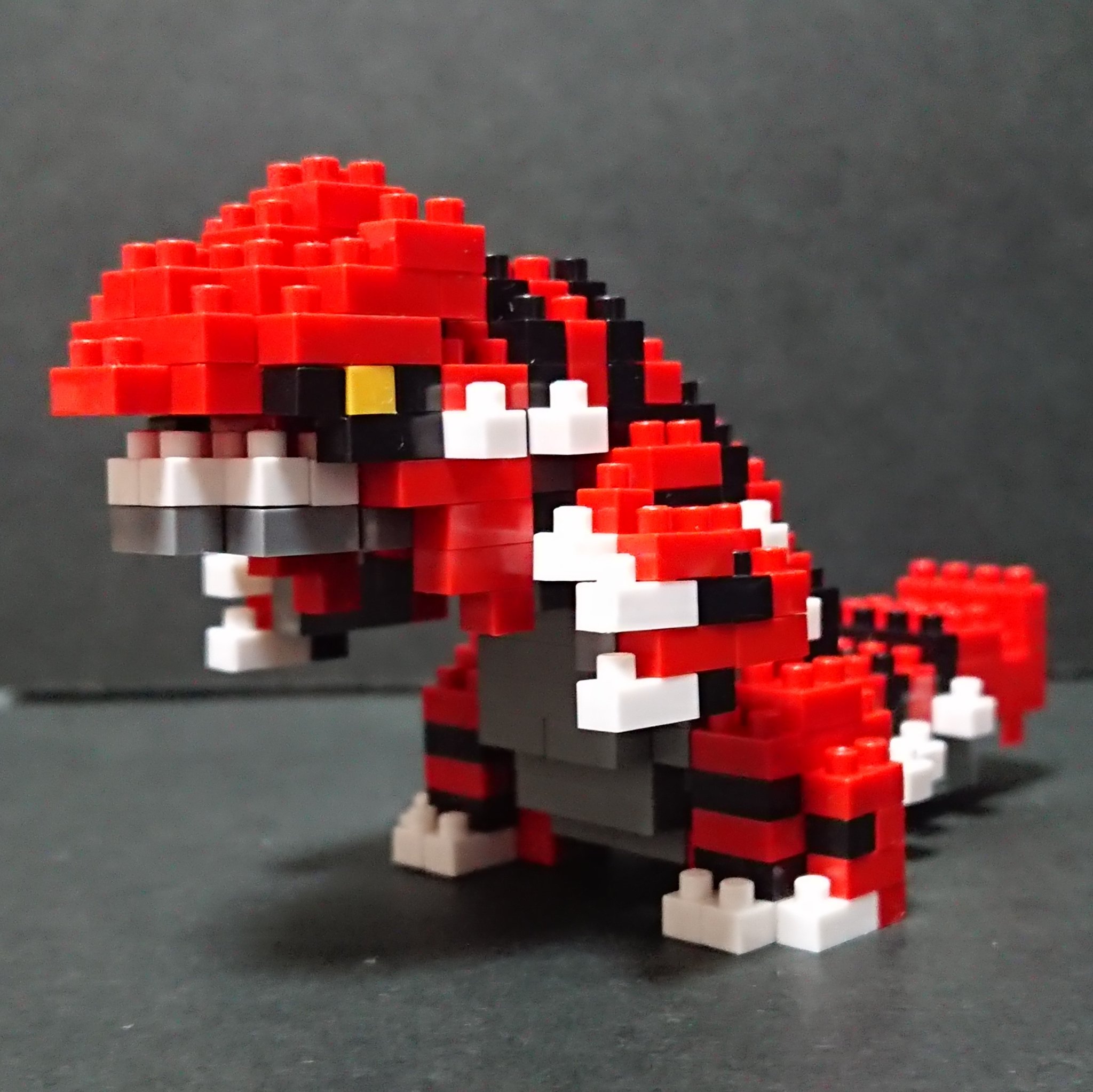 Groudon (แบบประกอบ) ของแท้ JP - Nanoblock Kawada [เลโก้โปเกมอน]