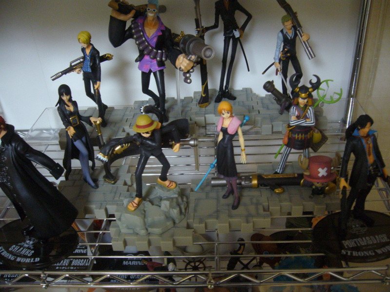 Straw Hat Pirates Strong World Set ของแท้ JP แมวทอง - Ichiban Kuji Banpresto [โมเดลวันพีช] (9 ตัว)