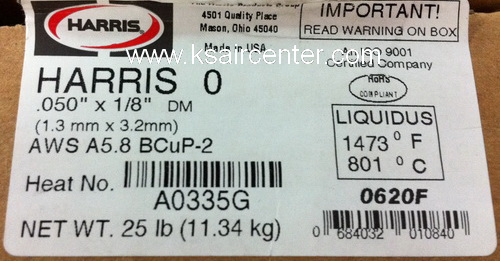 ลวดเงินเชื่อม 0% HARRIS แบบแบน / เส้น (รหัสสินค้า 078001)