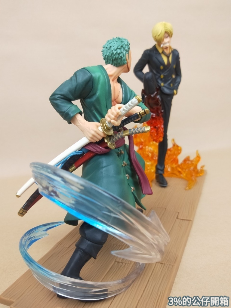 Zoro & Sanji ของแท้ JP แมวทอง - Log File Selection Banpresto [โมเดลวันพีช] (2 ตัว)