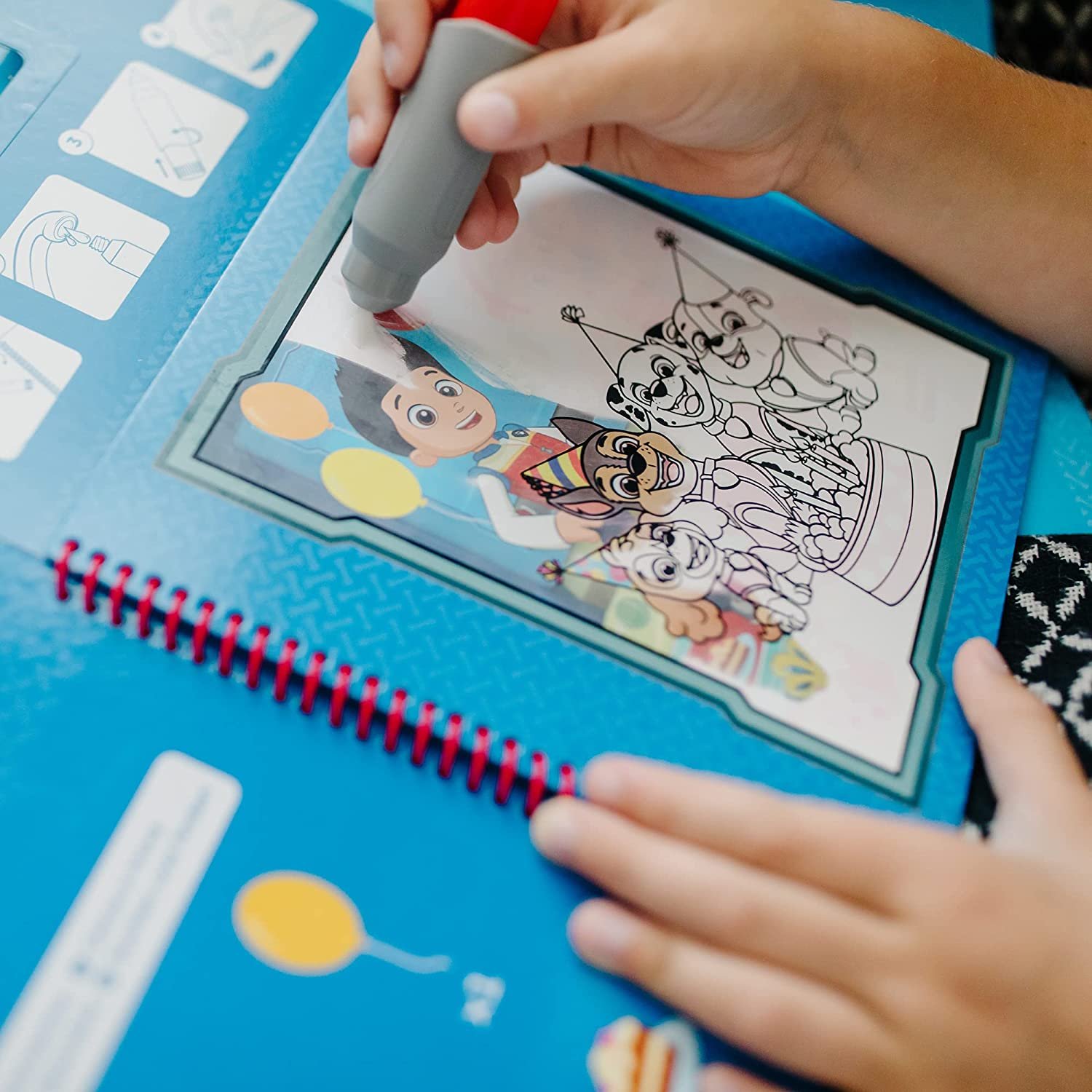 สมุดระบายสีด้วยน้ำ PAW Patrol ชุด C ของเล่นเสริมพัฒนาการเด็ก เสริมทักษะการเรียนรู้ สื่อการสอนอนุบาล พร้อมส่ง