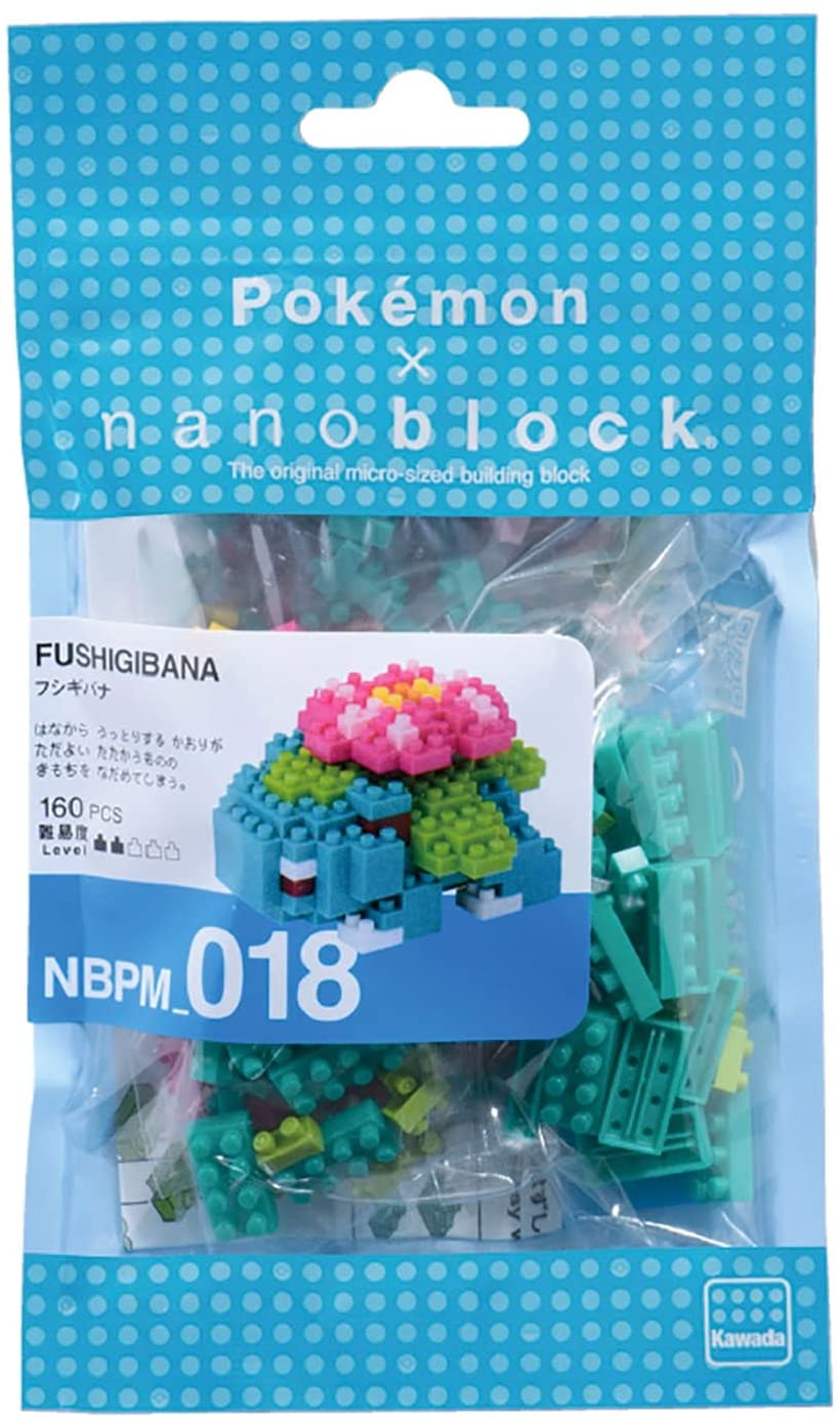 Venusaur (แบบประกอบ) ของแท้ JP - Nanoblock Kawada [เลโก้โปเกมอน]