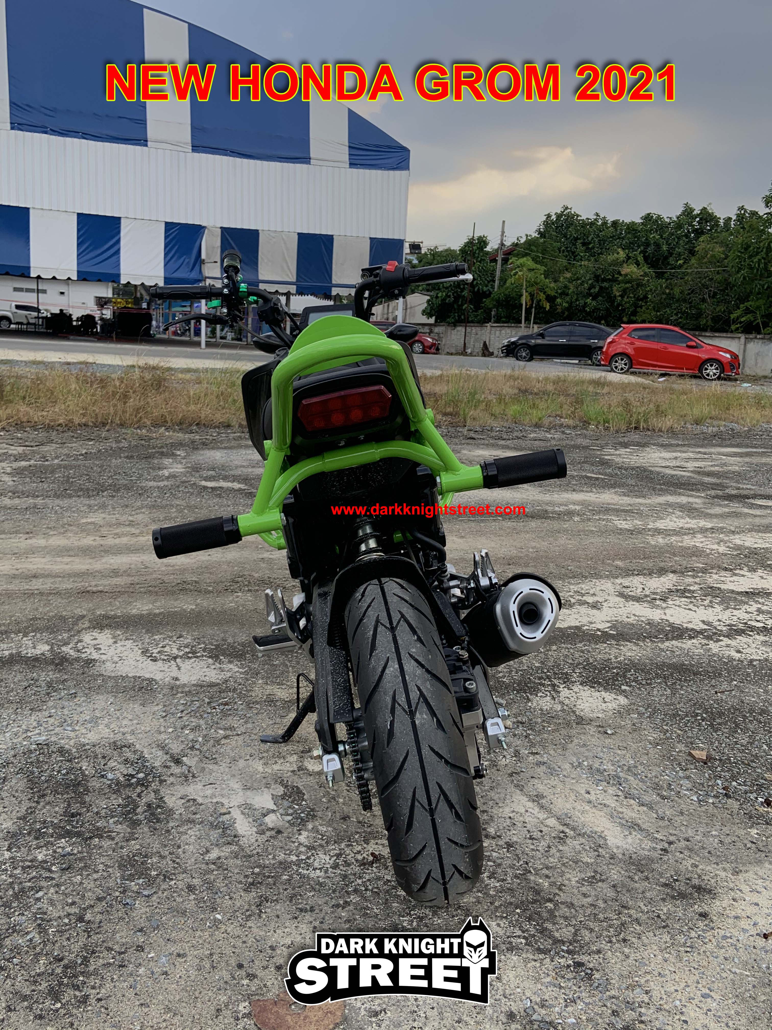 New Honda GROM 2021 Subcage with Titanium spark