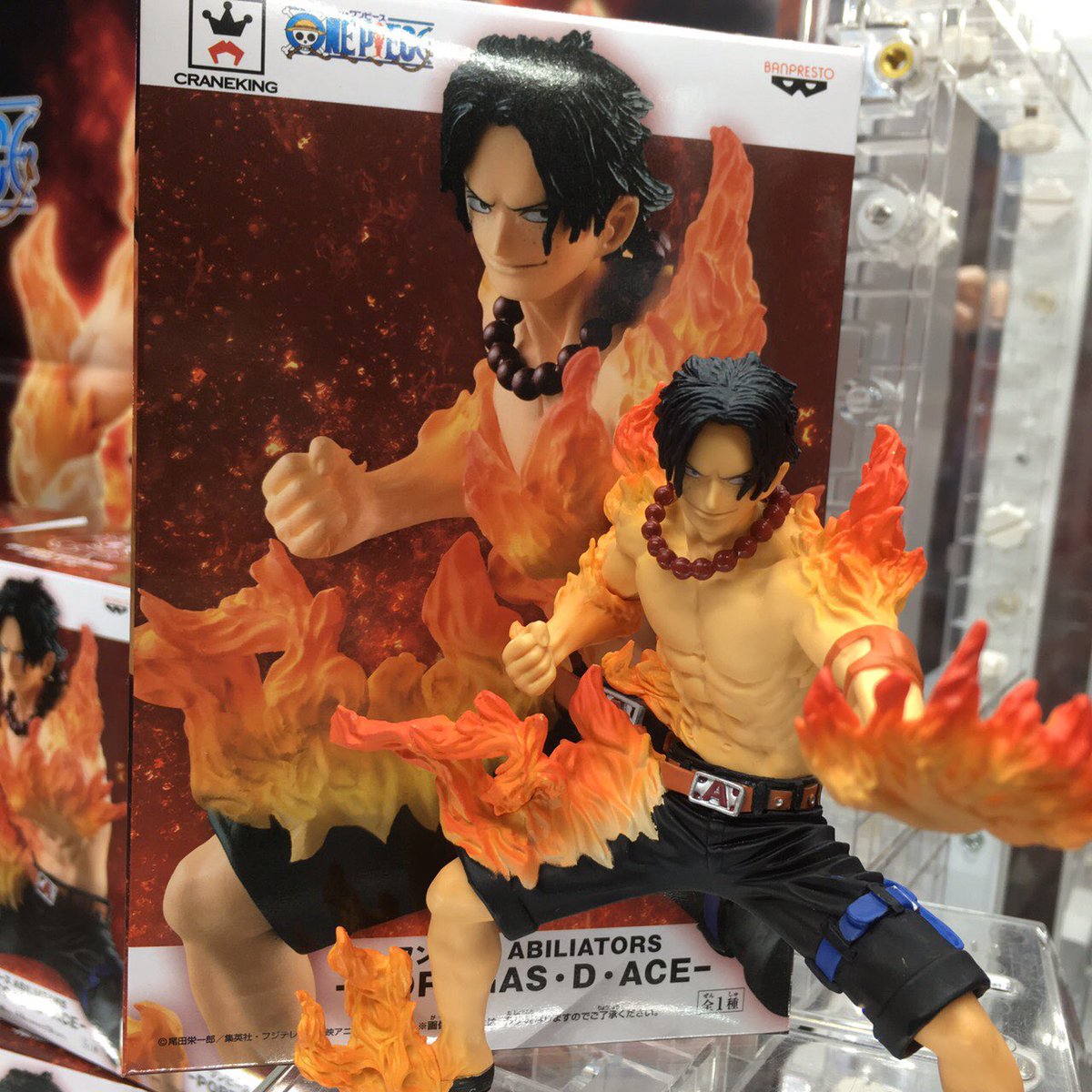 Ace ของแท้ JP แมวทอง - Abiliators Banpresto [โมเดลวันพีช]