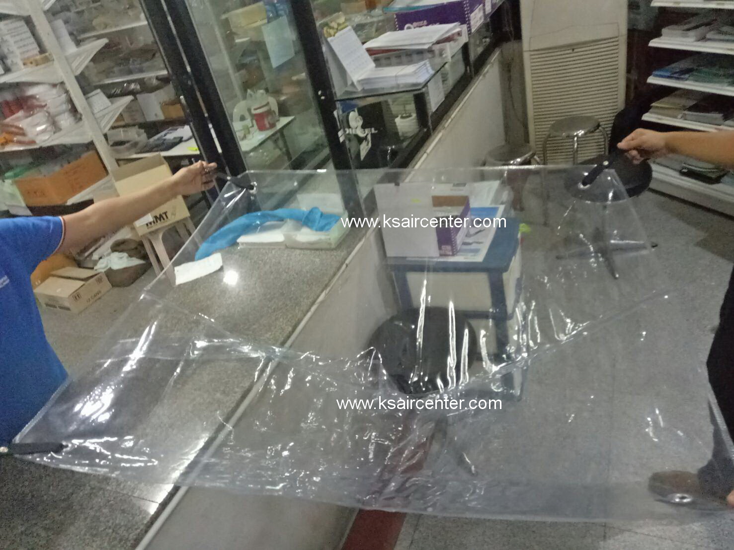 ผ้าใบล้างแอร์ แบบสี่ทิศทาง (รหัสสินค้า 097010)