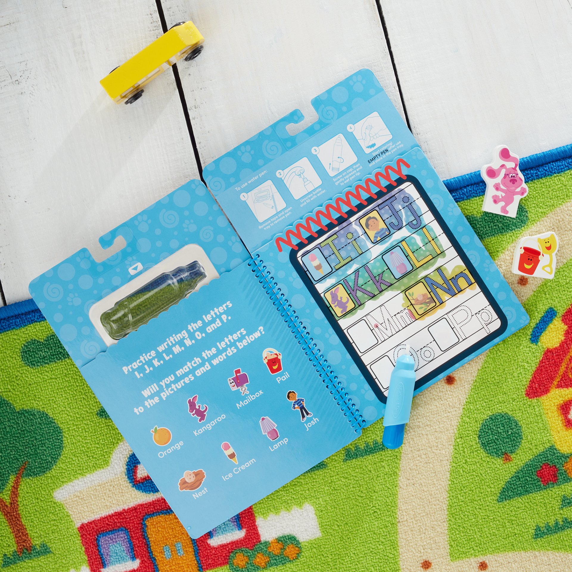 สมุดระบายสีด้วยน้ำ Blue's Clues ชุด C ของเล่นเสริมพัฒนาการเด็ก เสริมทักษะการเรียนรู้ สื่อการสอนอนุบาล พร้อมส่ง