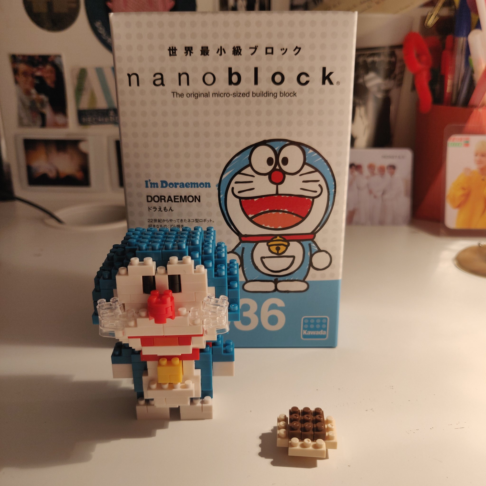 Doraemon (แบบประกอบ) ของแท้ JP - Nanoblock Kawada [เลโก้ Doraemon]