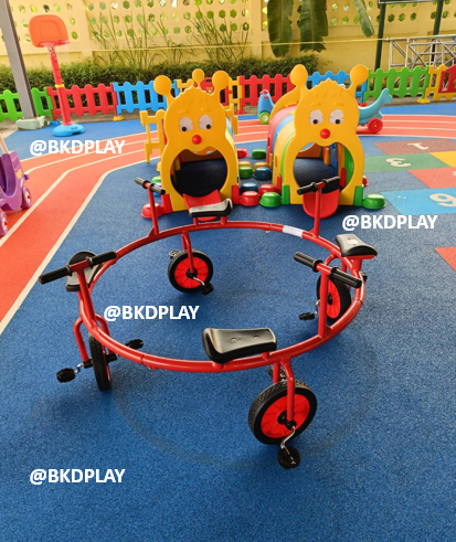 จักรยานวงกลม 4 ที่นั่ง, เครื่องออกกำลังกายกลางแจ้ง, เครื่องเล่นสนาม,จักรยานออกกําลังกาย,เครื่องปั่นจักรยาน, พร้อมส่ง