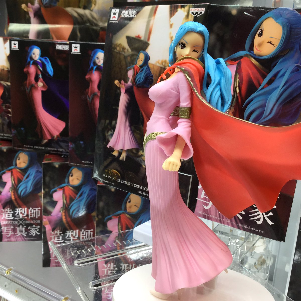 Vivi ของแท้ JP แมวทอง - Creator X Creator Banpresto [โมเดลวันพีช]
