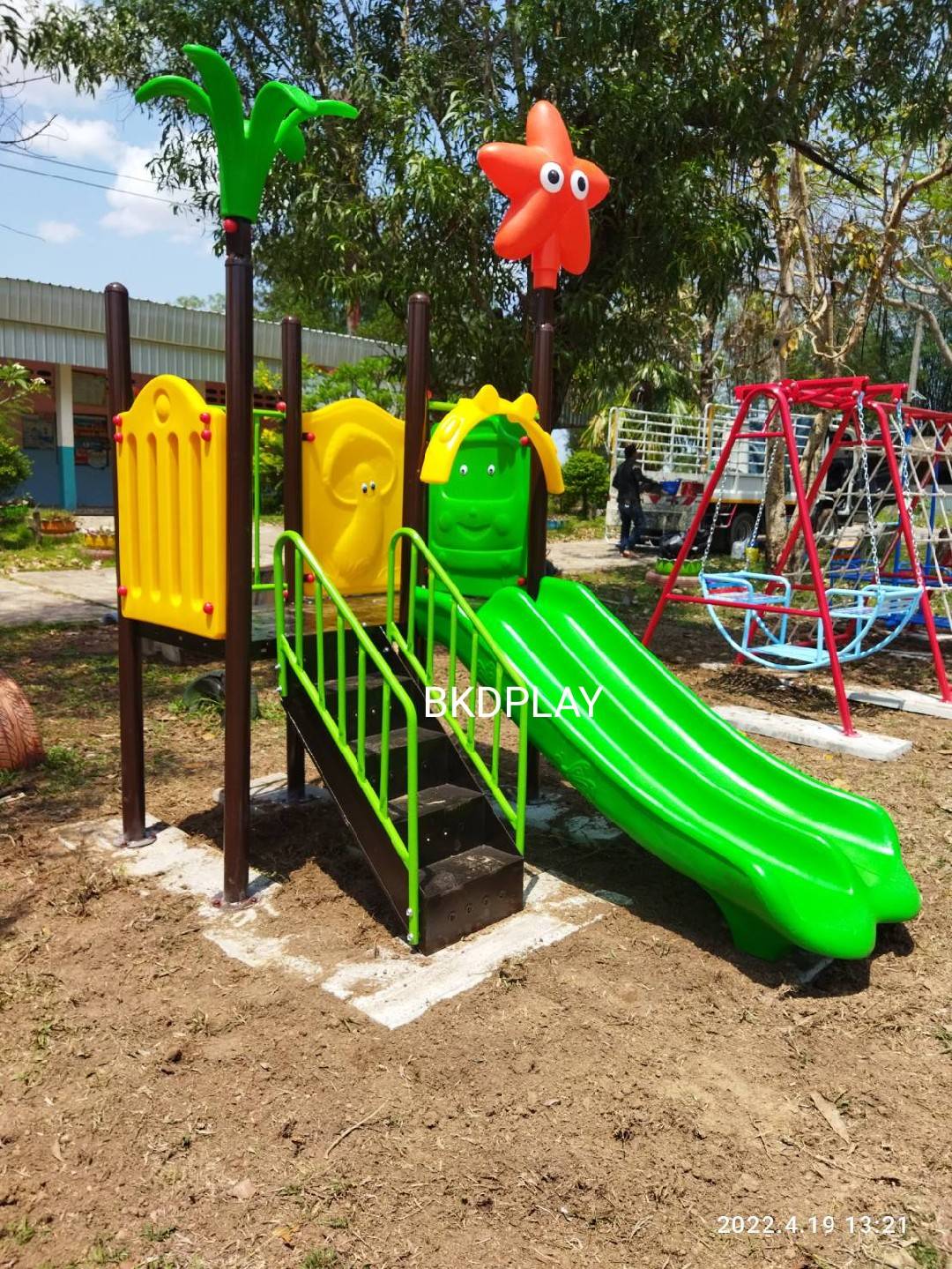 เครื่องเล่นสนาม,ของเล่นสนาม,ของเล่นเด็ก, สไลด์เดอร์ ,OutdoorPlayground ,IndoorPlayground, ชุด ปลาดาวเพื่อนรัก สินค้าพร้อมส่ง คิดค่าส่งตามจริง