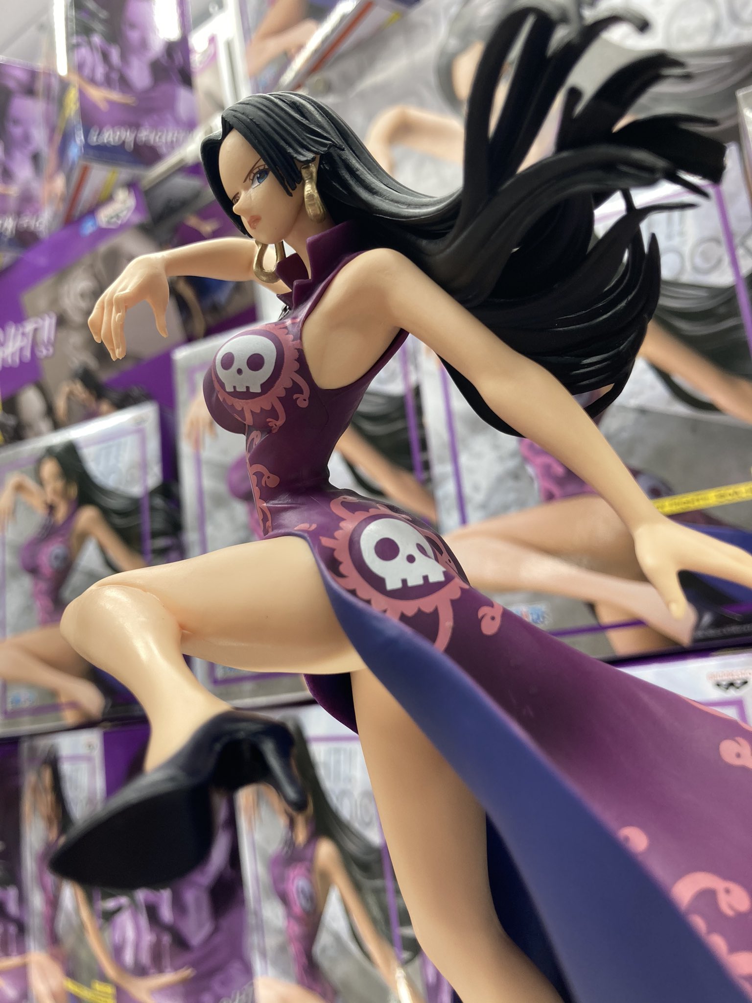 Boa Hancock ของแท้ JP แมวทอง - Lady Fight Banpresto [โมเดลวันพีช]