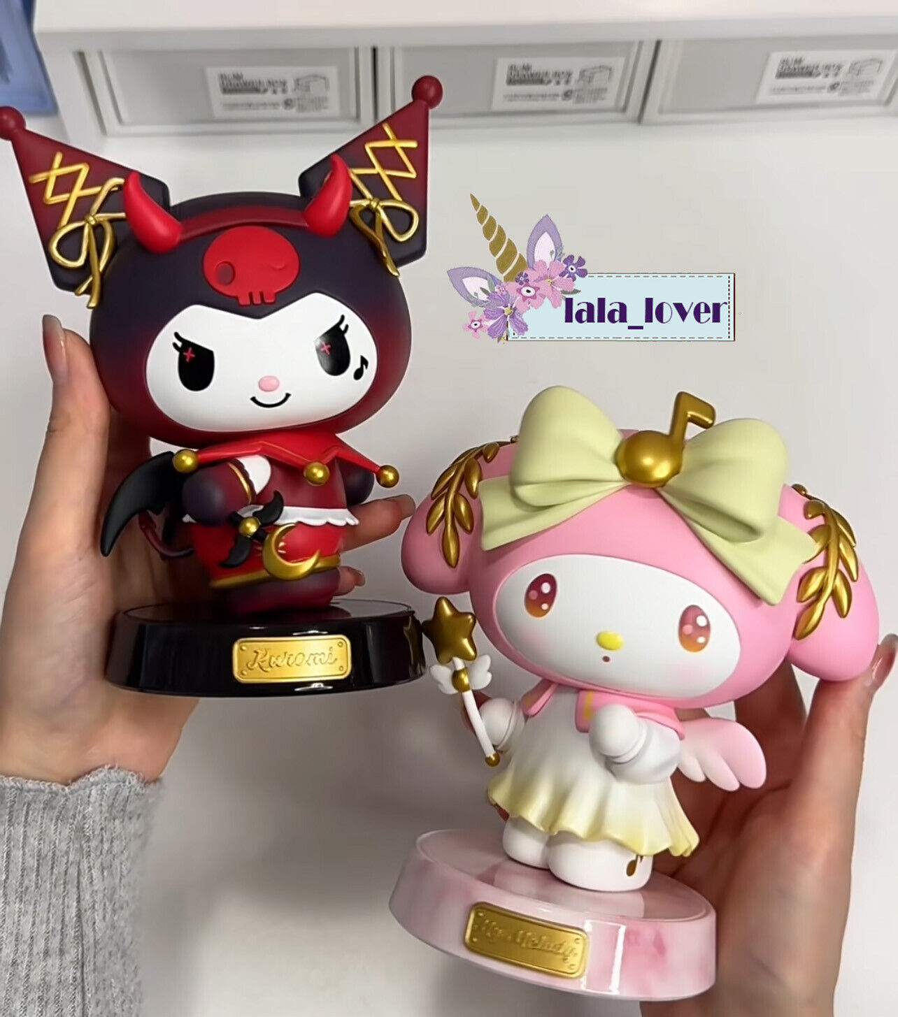 My Melody & Kuromi ของแท้ - Goddess Figures Funism [โมเดล Sanrio]