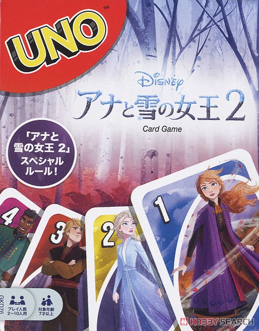 Uno Frozen ของแท้ JP [ไพ่ Disney]